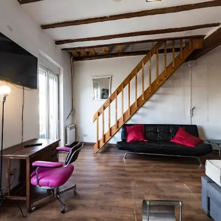 Appartamento Atico duplex loft Lavapies Madrid Esterno foto